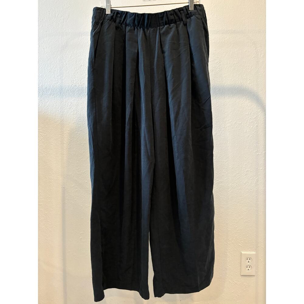 Free People Black Wide Leg Pants